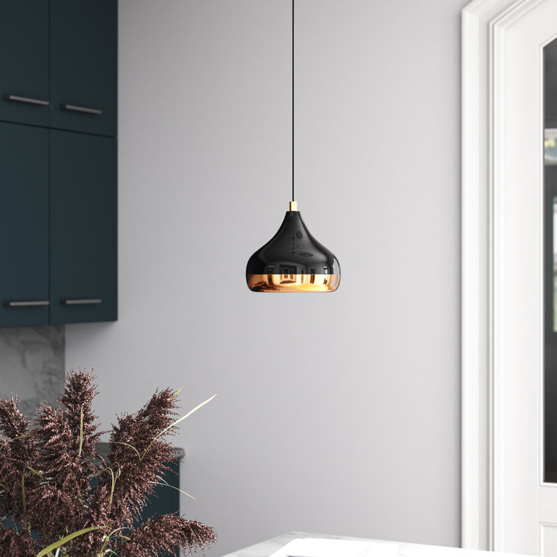 Jaydin 1 - Light Shaded Pendant, Black