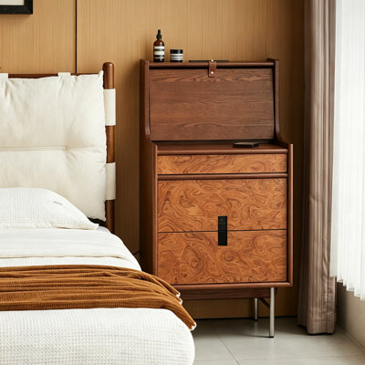 Table de chevet compacte Mid-Century