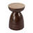 Giliana 13 in. W Round Solid Wood Side Table