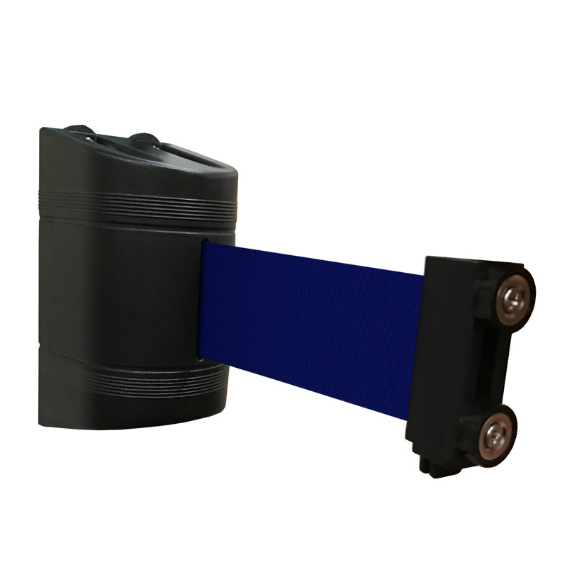 Barrière murale magnétique rétractable L 120 po (bleu)