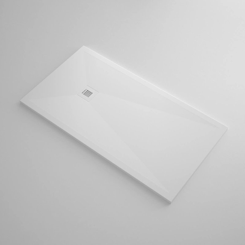 32'' W 32'' D Rectangular Single Shower Base, White Smooth