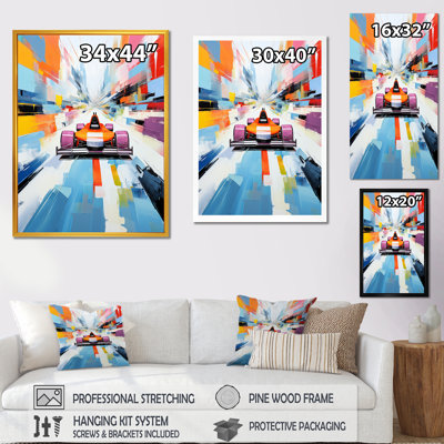 Colorful Cubism 24Hrs Le Man Race Track II