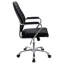 Chaise de bureau contemporaine noire à hauteur réglable et pivotante en filet