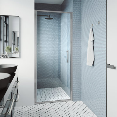 Astoria 30" W x 76" H  Framed Pivot Shower with 5/16" Clear Glass