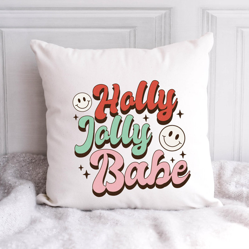 Christmas-1_1 Reversible Throw Pillow, 14" x 14"