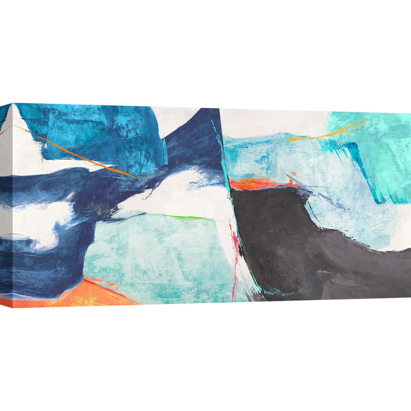 High Tide by Jim Stone - Wrapped Canvas Painting, 50cm H x 100cm W x 4cm D