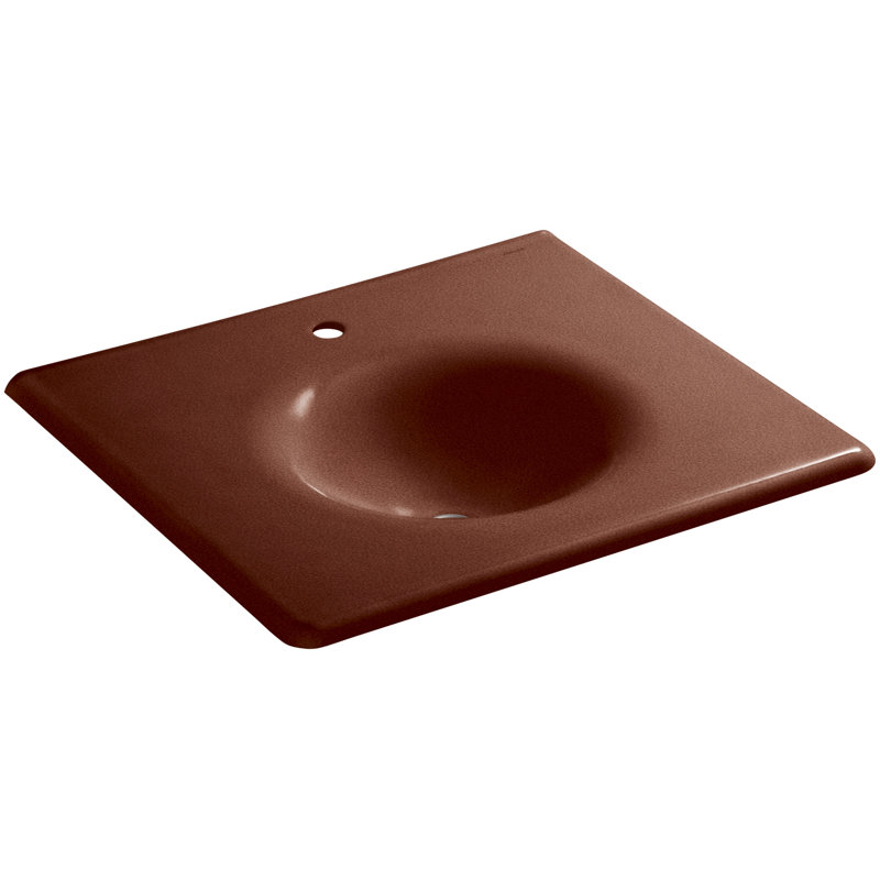 Iron Impressions 26" Single Bathroom Vanity Top, Sea Salt, Single, Sea Salt