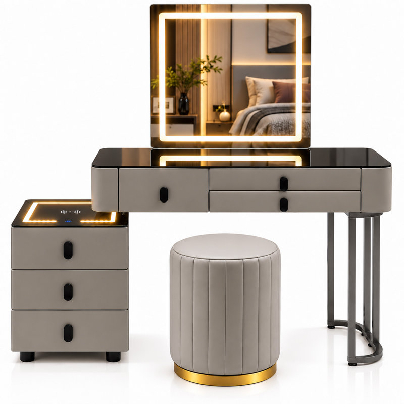 Dressing Table, Grey