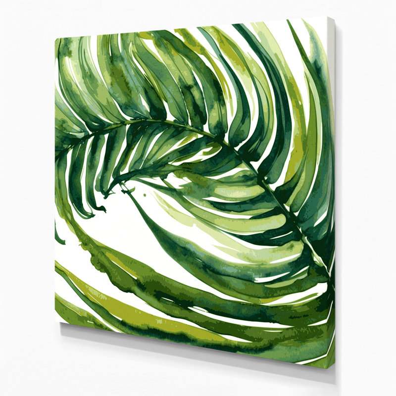 Art mural sur toile Botanical Asplenium, H 12 po x l 12 po