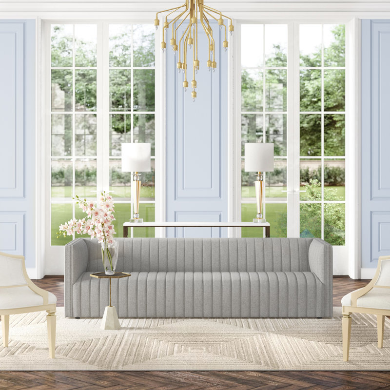 Augustine 97" Sofa, Dover Crescent, 26.5" H x 97" W x 35" D