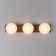 3 - Light Walnut Grain Led Rectangle Semi Flush Mount With Shade