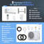 12000 BTU 230V Mini Split Air Conditioner & Heater With AHRI Certified,For 750 Square Feet,Complete Installation Kit