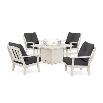 Cape Cod 5 Piece Multiple Chairs Seating Group with Cushions