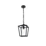 Nauris 1 - Light Matte Black Lantern Pendant