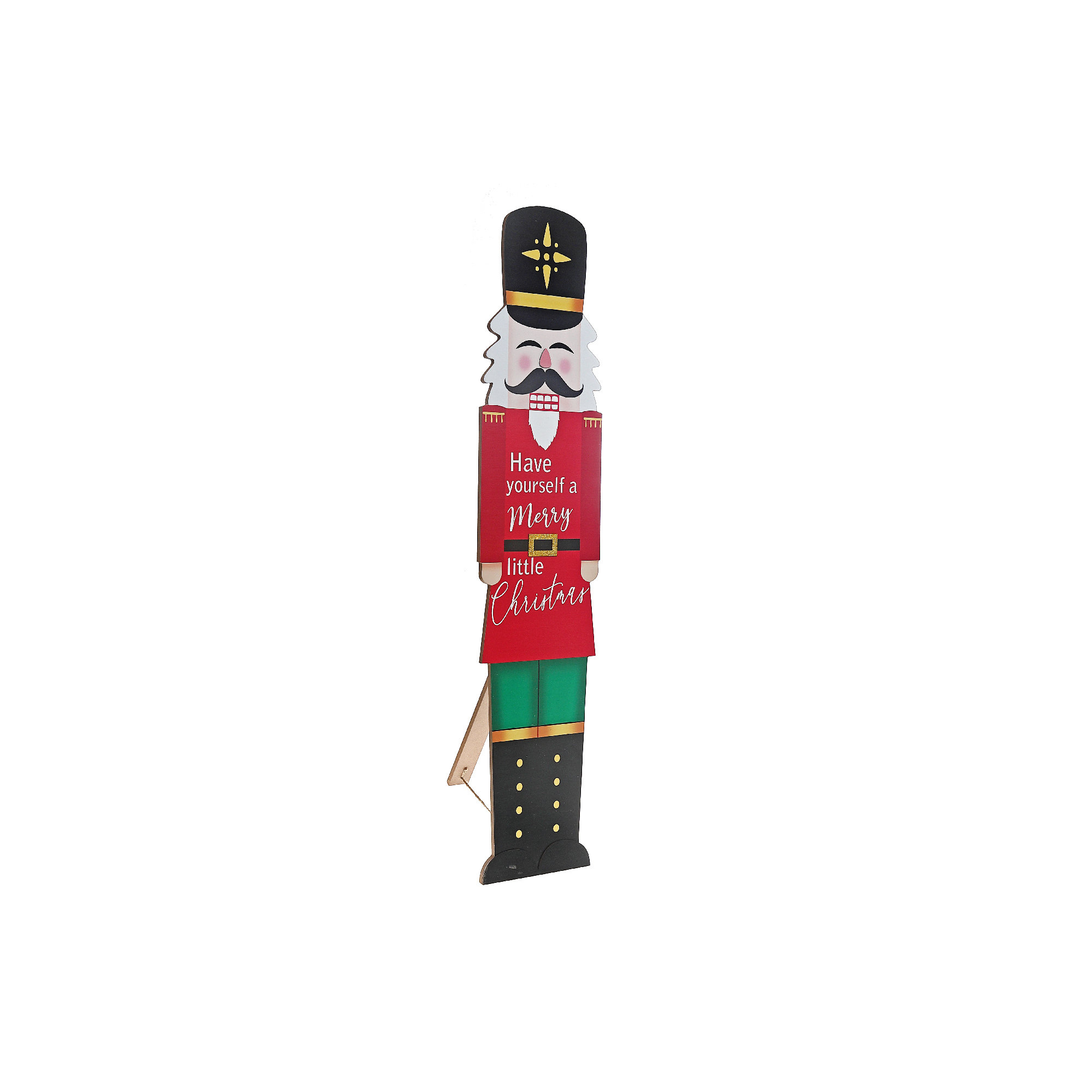 The Holiday Aisle Floor Standing Wooden Nutcracker Wayfair