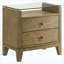 Table de chevet 2 tiroirs Natural Pine