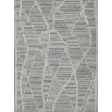 Exquisite Rugs Tangiers Handmade Hand-Tufted New Zealand Wool On Canvas Gray/Ivory Area Rug