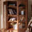 Retro style home storage bookcase