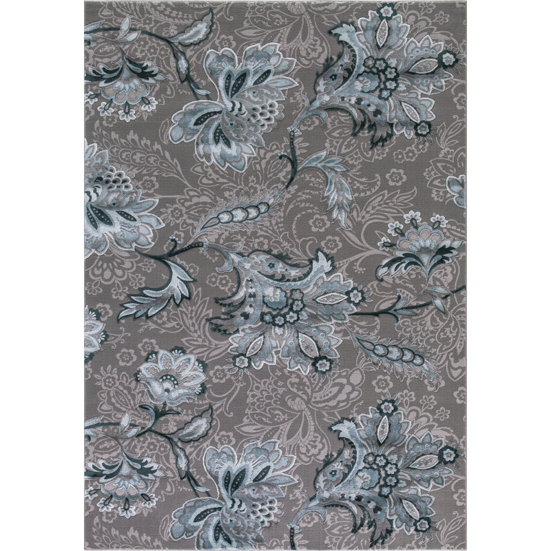 Cailly Floral Indoor Rug, Rectangle 3'3" x 4'7"