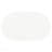 White And Chrome Oval Dining Table