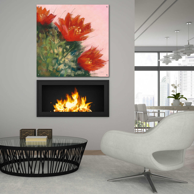 «Blooming Succulent IV» par Carol Rowan, H 36 po x l 36 po x P 0,2 po
