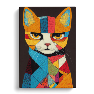 Cat Patchwork Vol.1 - Wrapped Canvas