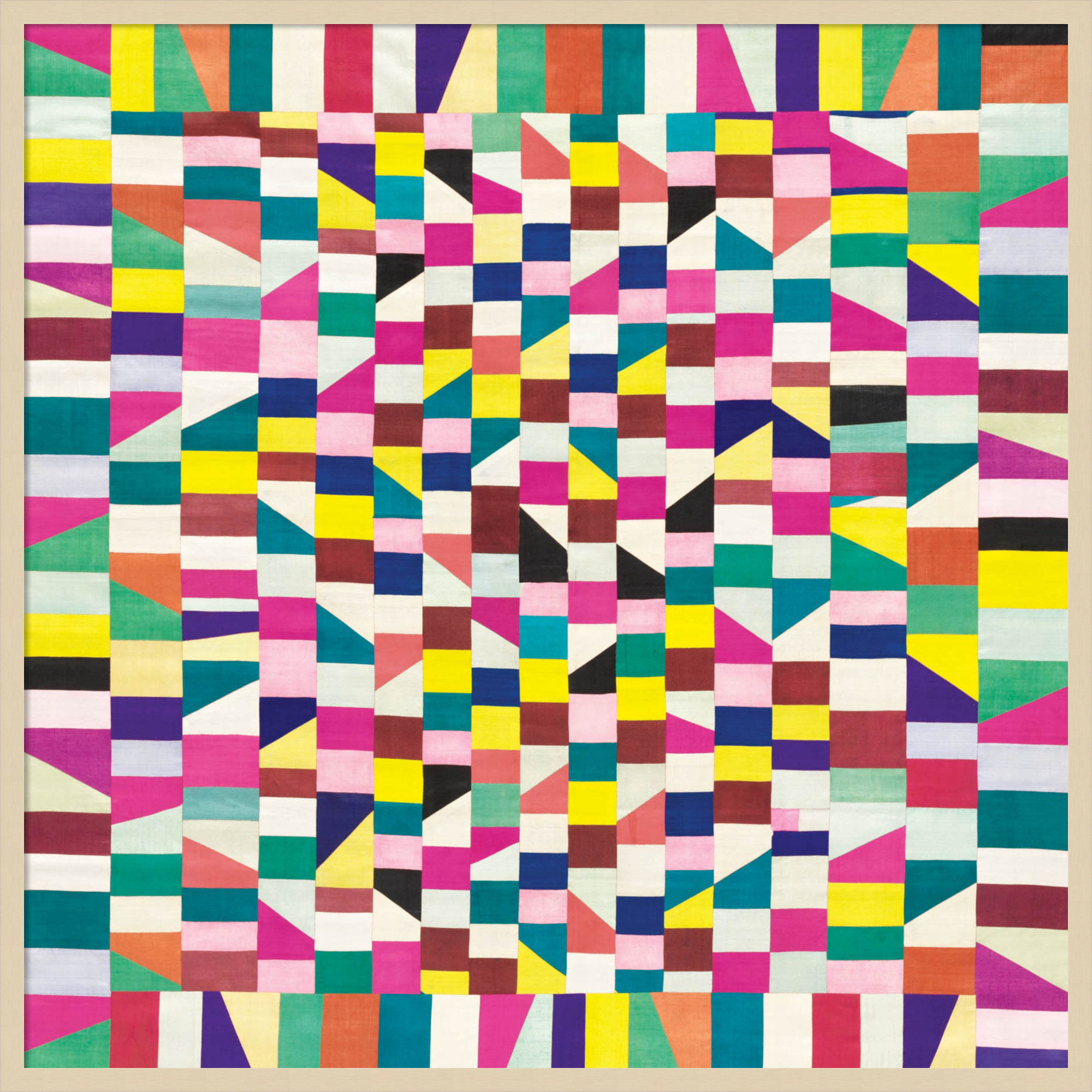 Korea Wrapping Cloth Pojagi 19th Century by The Art Institute Of Chicago, 41" H x 41" W x 1" D, Brown