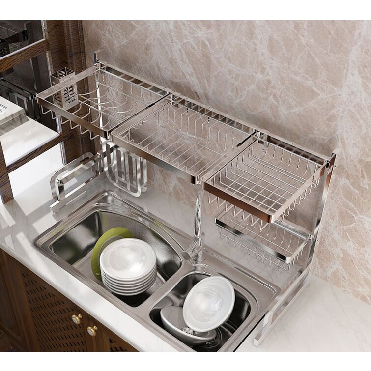 eModern Decor Stainless Steel Countertop Dish Rack & Reviews