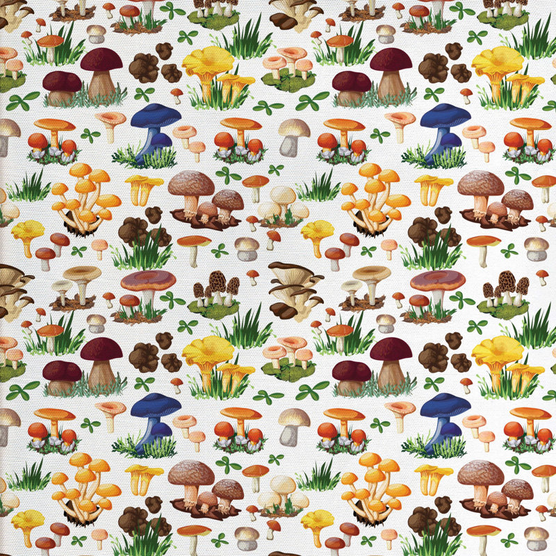 Tissu ton champignon, l 36 po x L 360 po