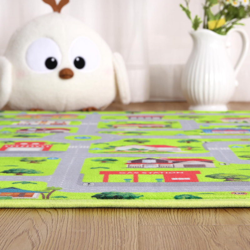 Machine Printed Area Rug, Rectangle 95 x 133 cm