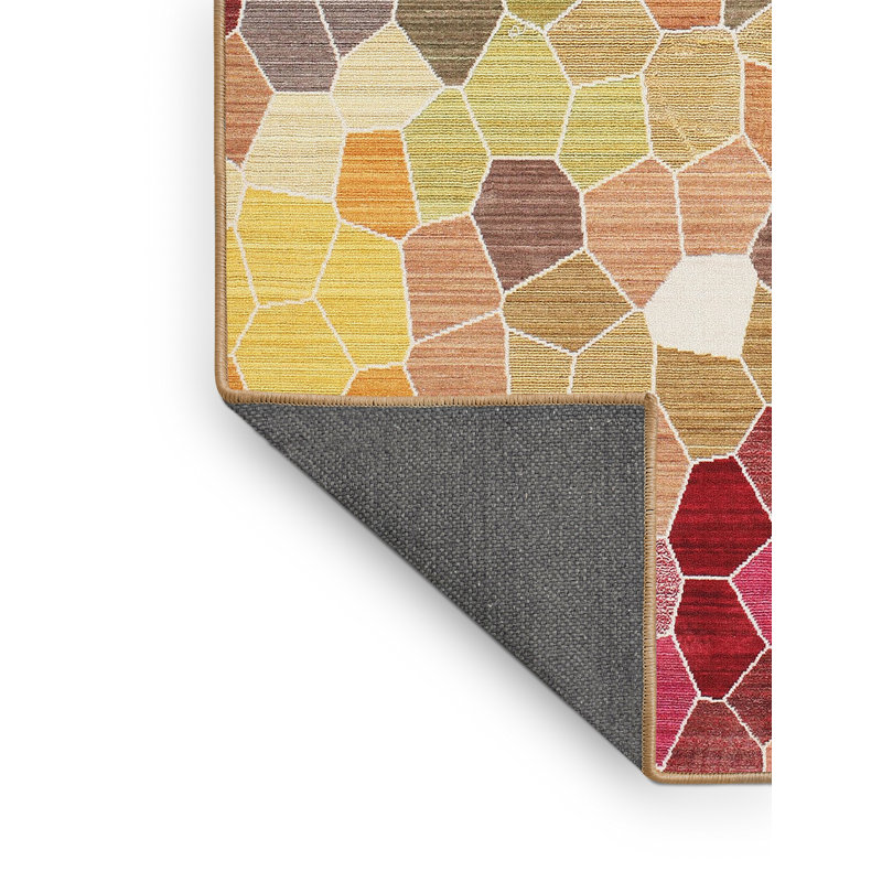 Anerinda Abstract Indoor Rug, Rectangle 4' x 6'
