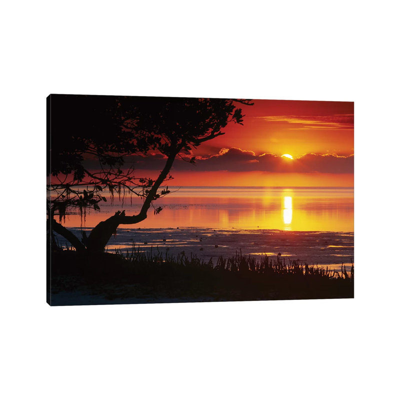 Sunset Over Anne's Beach, Florida by Tim Fitzharris - Wrapped Canvas Print, 30.48 cm H x 45.72 cm W