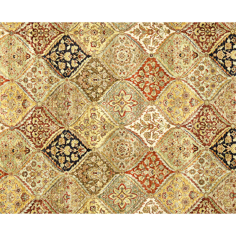 Hand Knotted Wool Area Rug