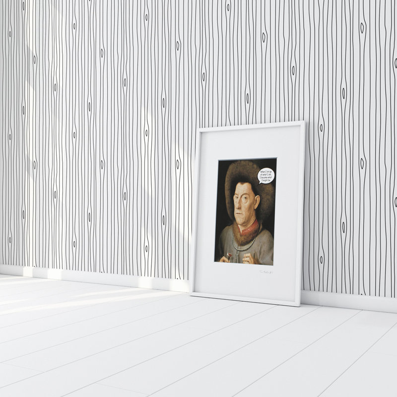 Jaser 10m x 52cm Matte Wallpaper Roll, White