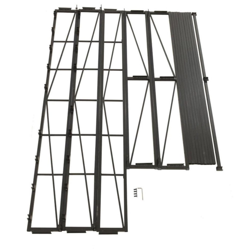  Structure de lit en métal 15 po avec housse en tissu, Simple TG