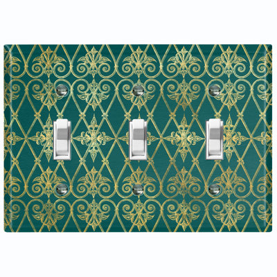 Plaque murale à 3 barreaux Damask