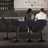 Lirah Vegan Leather Swivel Adjustable Height Upholstered Bar & Counter Stools-750099287-768059507