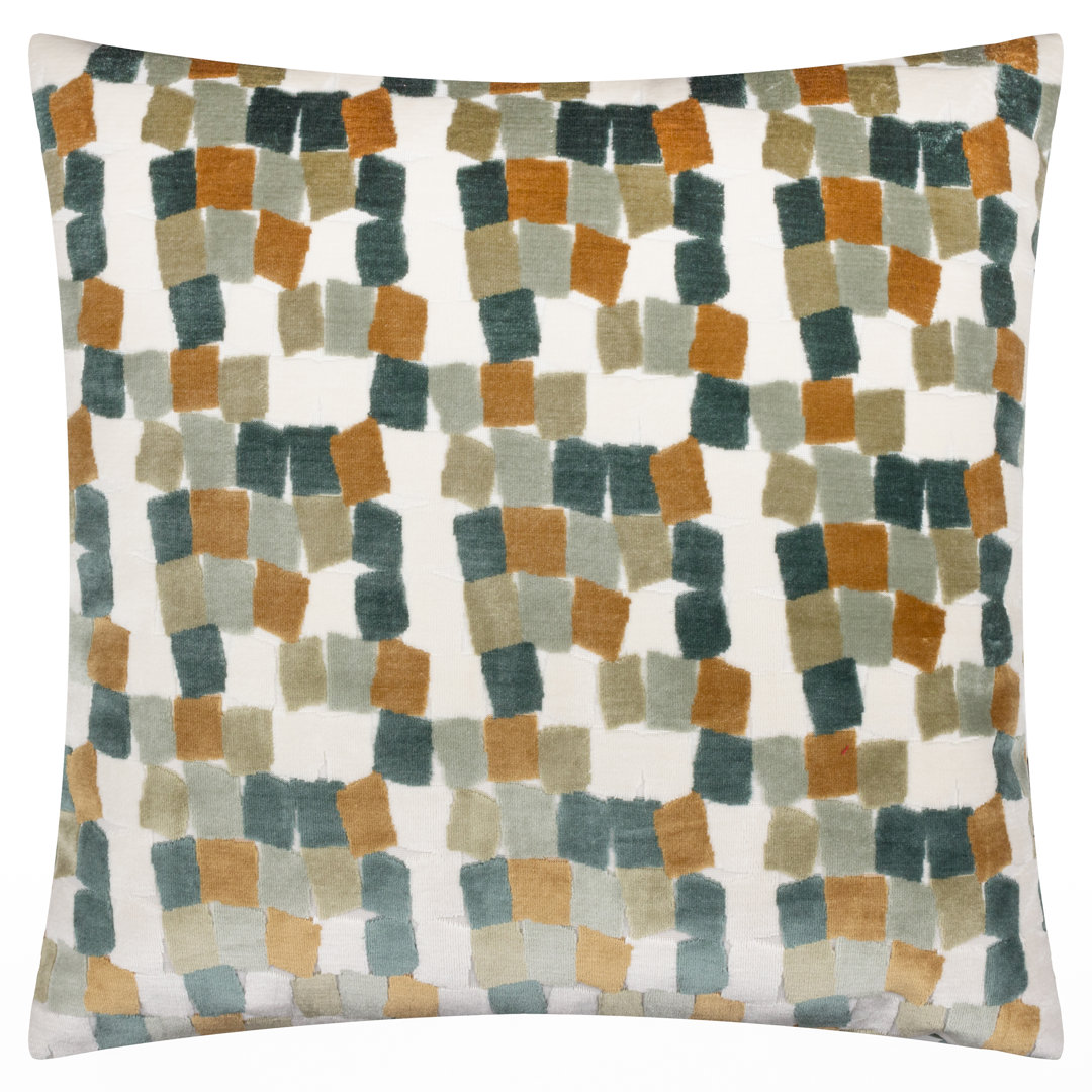 Metro Blocks Abstract Square Throw Pillow Cover
