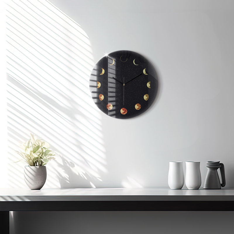 Glass Wall Clock