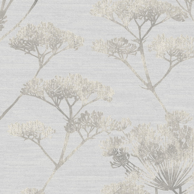 Kayla-Louise 1m x 52cm Matte Wallpaper Roll, White