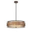 Luminaire suspendu tambour simple 4 lumières Bashir