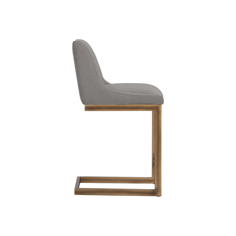 Holly Counter Stool - Abbington Burnt Orange, Light Grey, Counter Stool (26" Seat Height)