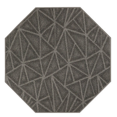 Tapis gris foncé Dibble