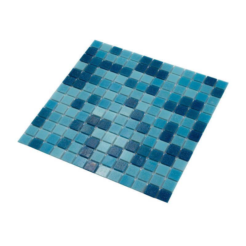 Mingles 0.8" x 0.8" Glass Grid Mosaic Wall & Floor Tile