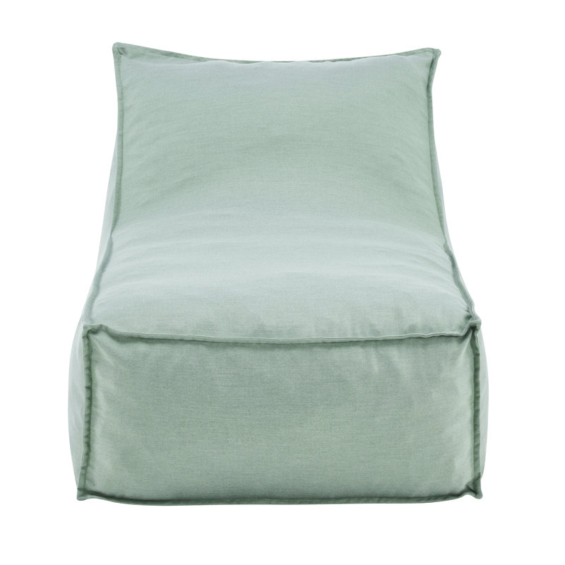 Fauteuil à billes avec housse amovible Issac, Menthe