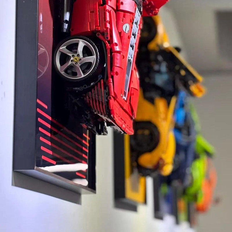 Cadre mural compatible avec Daytona SP3 de Ferrari - Présentoir en alliage d'aluminium à monter soi-même (20 x 30 po) 42143 [Cadre SEULEMENT]
