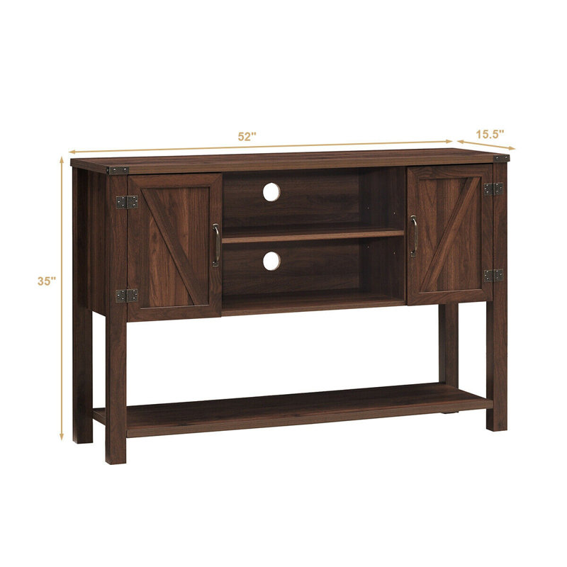 Correyn Unfinished TV Stand for TVs up to 60"