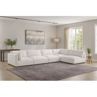 Canapé modulaire réversible de coin Ivelisse