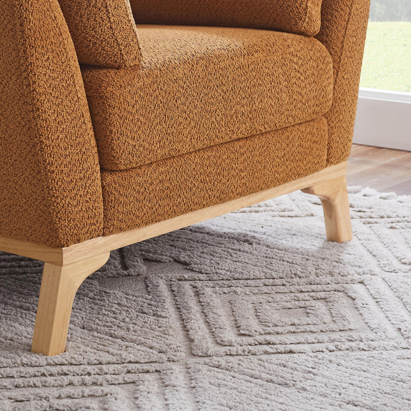Fauteuil de 41,7 po de largeur Ljubinko, Boucle curry