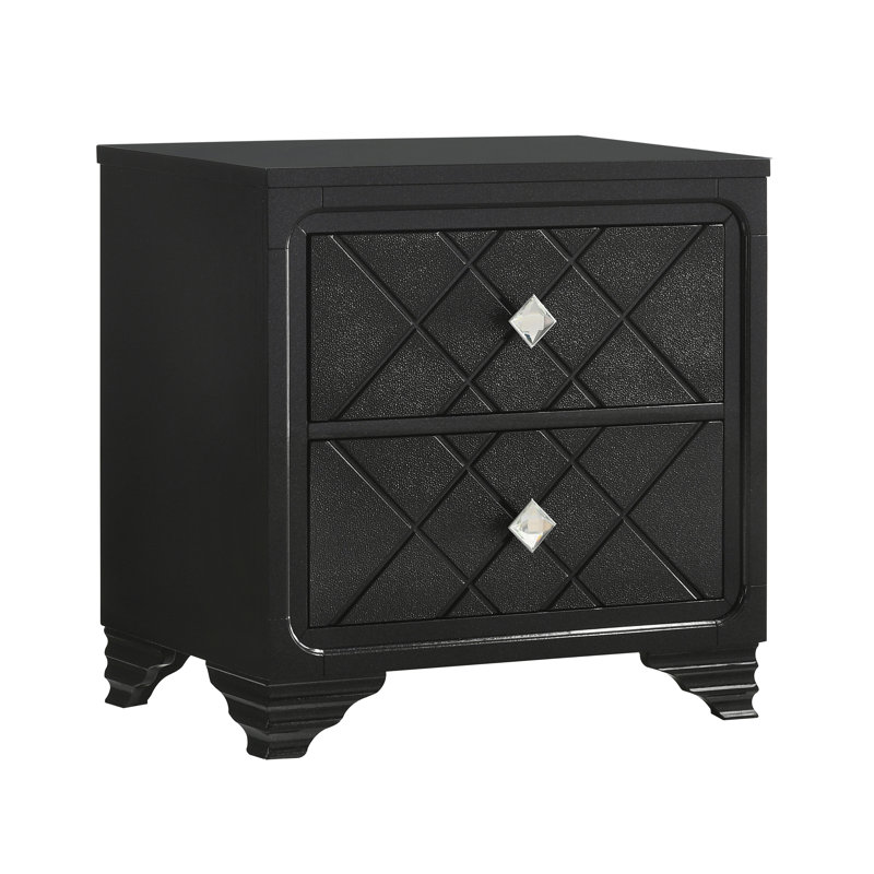 Ensemble de chambre à coucher 3 pièces avec commode Mosalena, Grand